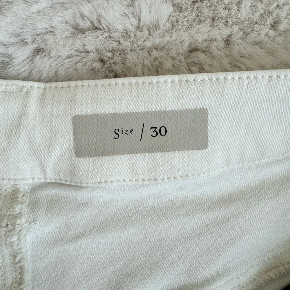 Anthropologie Faustine Embroidered Drawstring Waist Shorts Womens Size 30 White - Picture 11 of 14